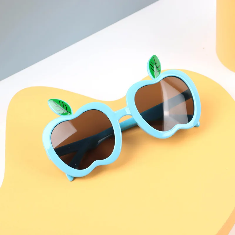 Apple Shape Children's Sunglasses Trendy Beach Sun Glasses UV400 Girls Boys Eyeglasses Outdoor Shades Decoration Eyewear Kids Sunglasses Children Sunglasses