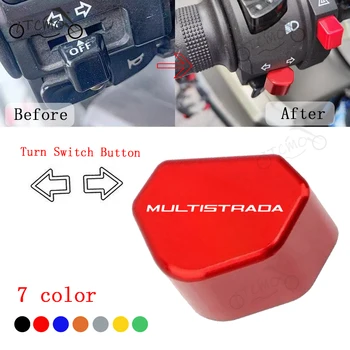 Per Ducati Multistrada 950 1100 1200 1260 1200S 1260S V4, Copertura Decorativa per Pulsante Interruttore Indicatori di Direzione Moto
