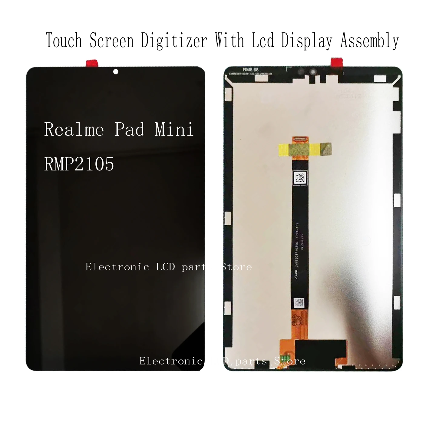 Display Lcd para Realme Pad Mini Digitalizador da Tela Sensível ao Toque com Display Lcd 870 Rmp2105 Rmp2106 Original Novo