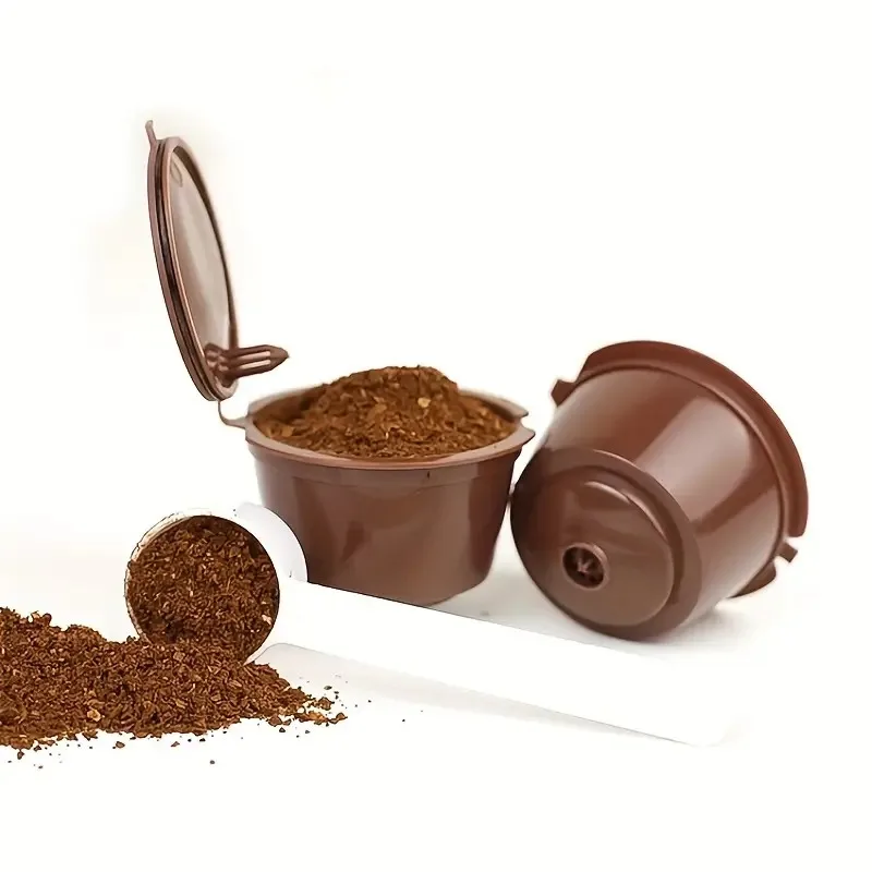 Reusable Coffee Capsule Compatible with Nespresso Machines Refillable Coffee Pod with Stainless Steel Mesh Filter Eco-Friendly