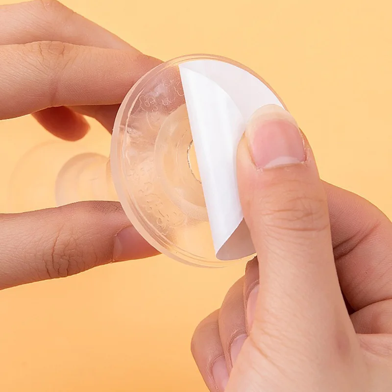 Silicone Door Stopper Mute Anti Collision Pad Door Stop Bumper Non-punch Wall Protection Door Wall Buffer Home Improvement