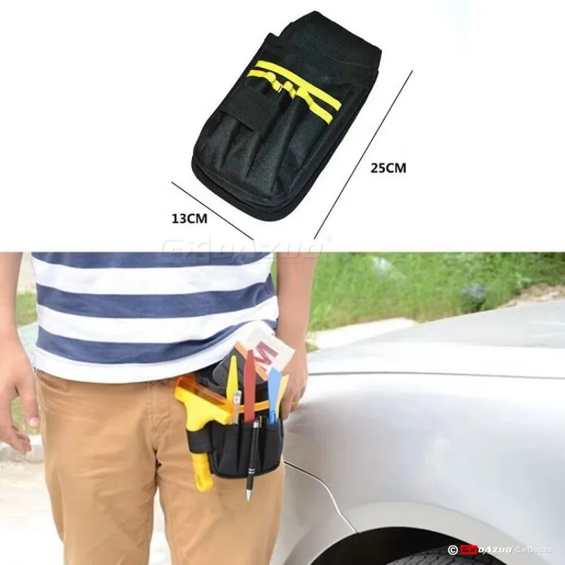 25cm 블랙 폴리에스터 비닐 틴트 도구 가방