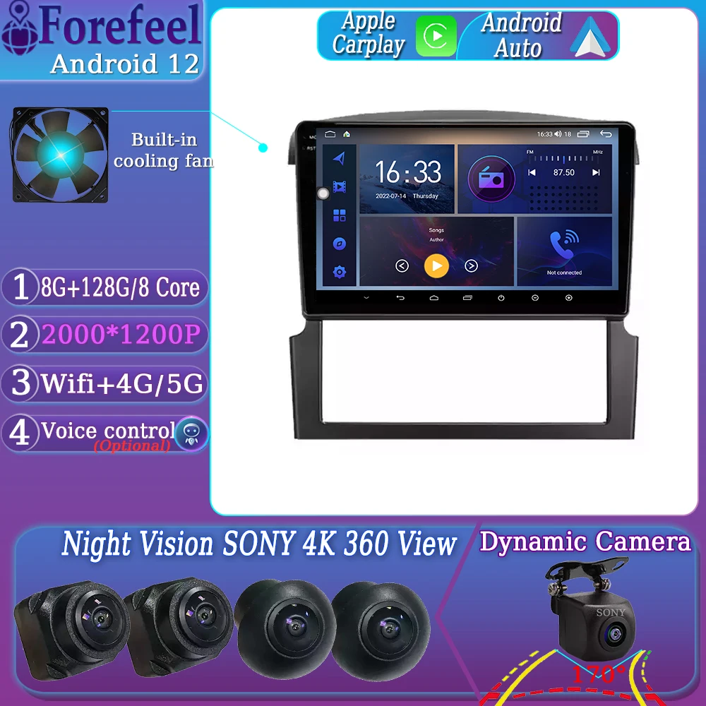 

Android Screen Head Unit For Kia Sorento 2004 - 2008 Auto Radio Stereo Multimedia Carplay Car Player GPS Navigation DVD NO 2DIN