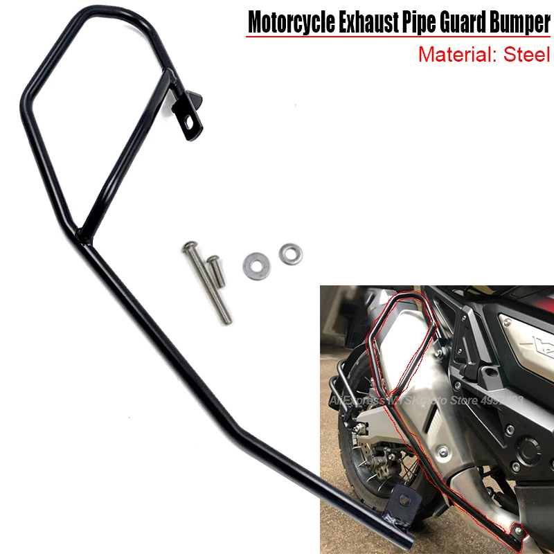 Fit For Honda XADV750 XADV 750 X-ADV150 300 750 1000 X ADV-Motorcycle Exhaust Muffler Pipe Guard Bumper Collision Rod