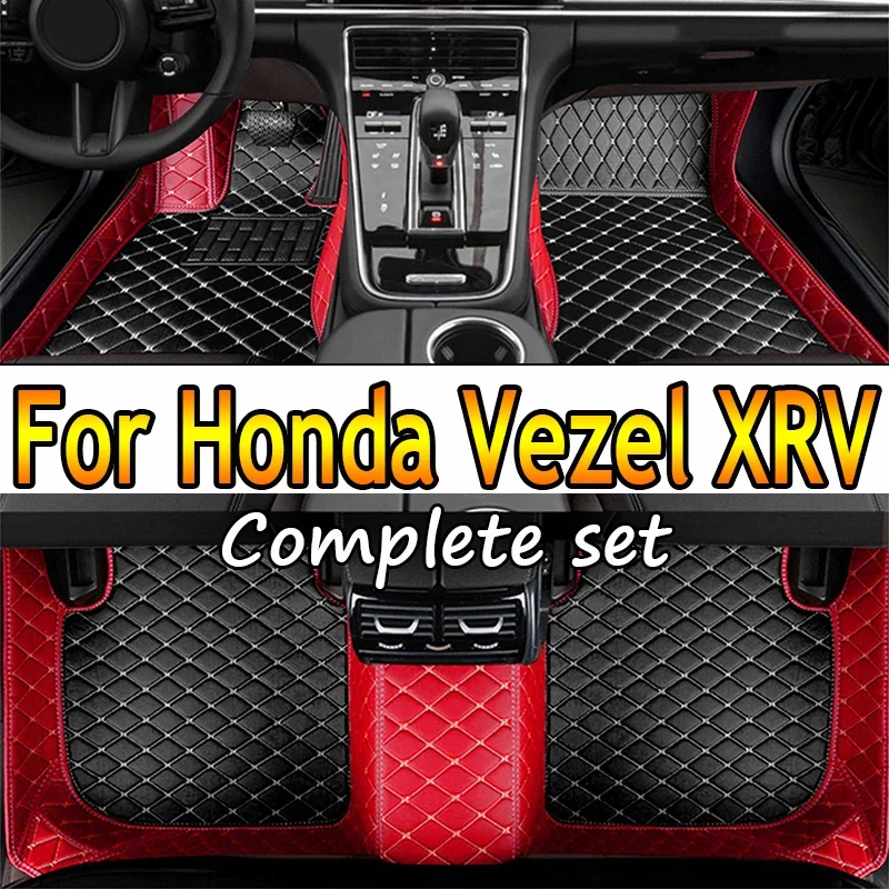 

For Honda Vezel XRV HRV 2022 2021 2020 2019 2018 2017 2016 2015 Car Floor Mats Carpets Styling Covers Auto Accessories Foot Rugs