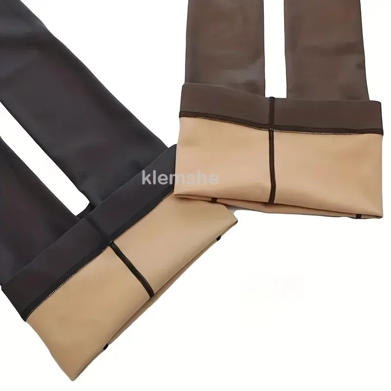 Pantyhose 80g Fake Translucent Pantyhose High Waist Slim Anti-snag Pantyhose Insulated Women's Tights Lingerie Sexy Women's Stockings
