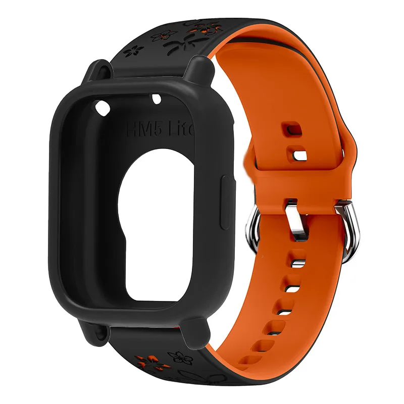 Engraved Silicone Band with Protective Case