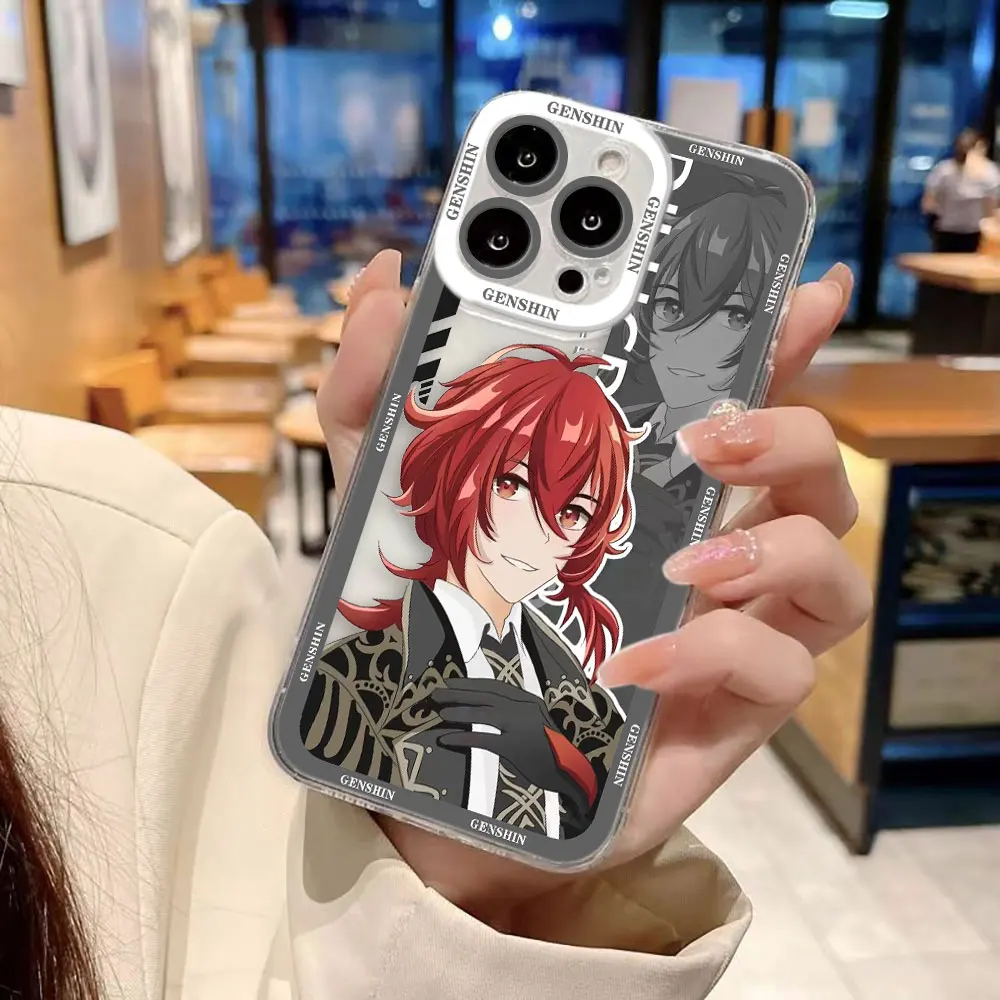 Xiao Rail Clear Phone Case – Genshin Impact Design