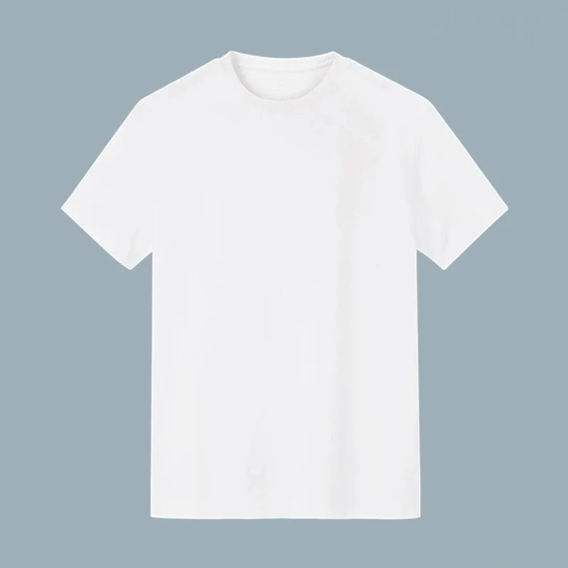 Pure white short sleeves