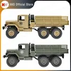Wpl B16 1/16 Rc Car 2.4g Remote Control 6wd Off-road Rock Crawler Led Light Electric Climbing Rtr Kit Rc Truck Toy Gift For Boys 6