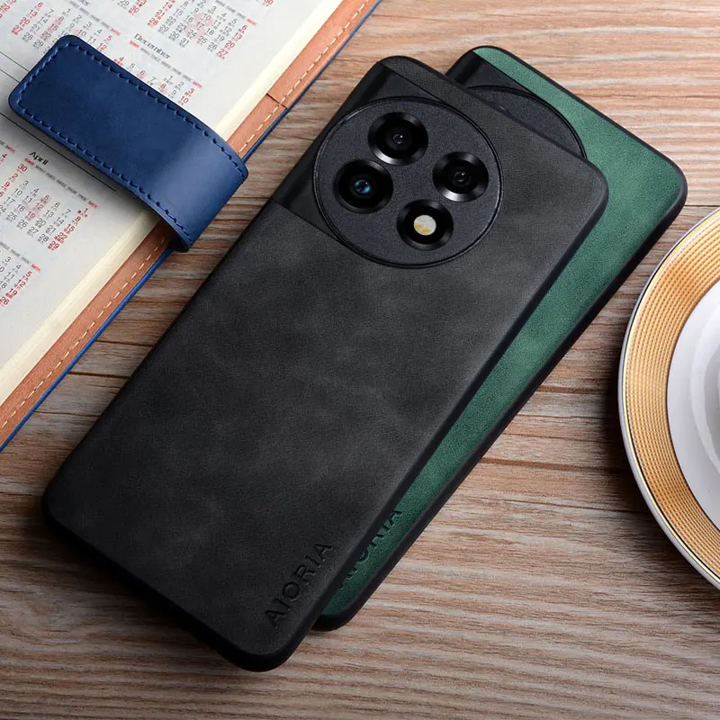 Premium Silky Feel Fingerprint-Proof Durable Leather Phone Case