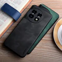 Case For Oneplus 11 12 12R 11R coque silky feel fingerprint proof durable leather cover for oneplus 12 case funda capa 1
