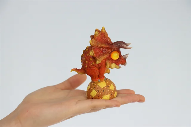 Dino Roll 01 Series Dinosaur Model Stegosaurus Parasaurolophus Carcharodontosaurus Animal Figure Toy Kids Collector Decoration 3