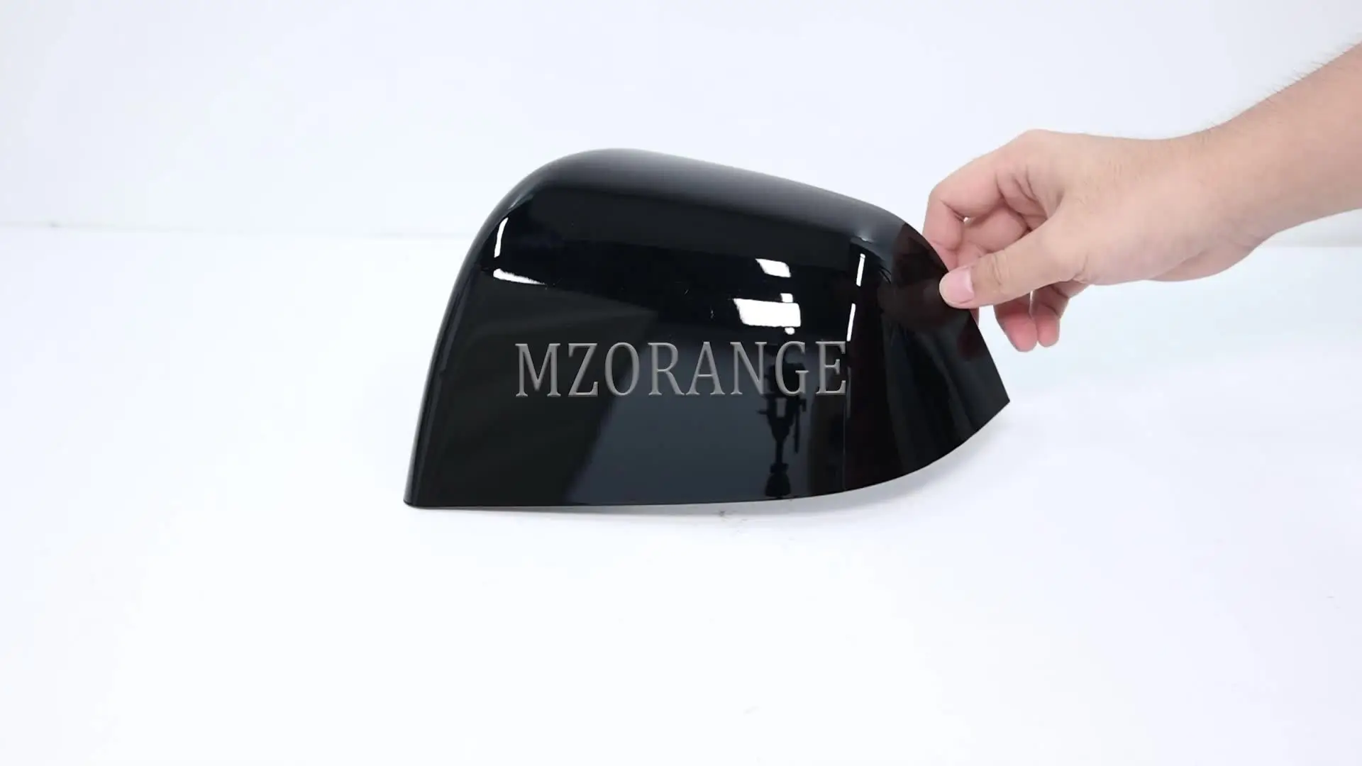 Крышки боковых зеркал заднего вида для Tesla Model Y 2020-2024 черные с пряжкой крышка