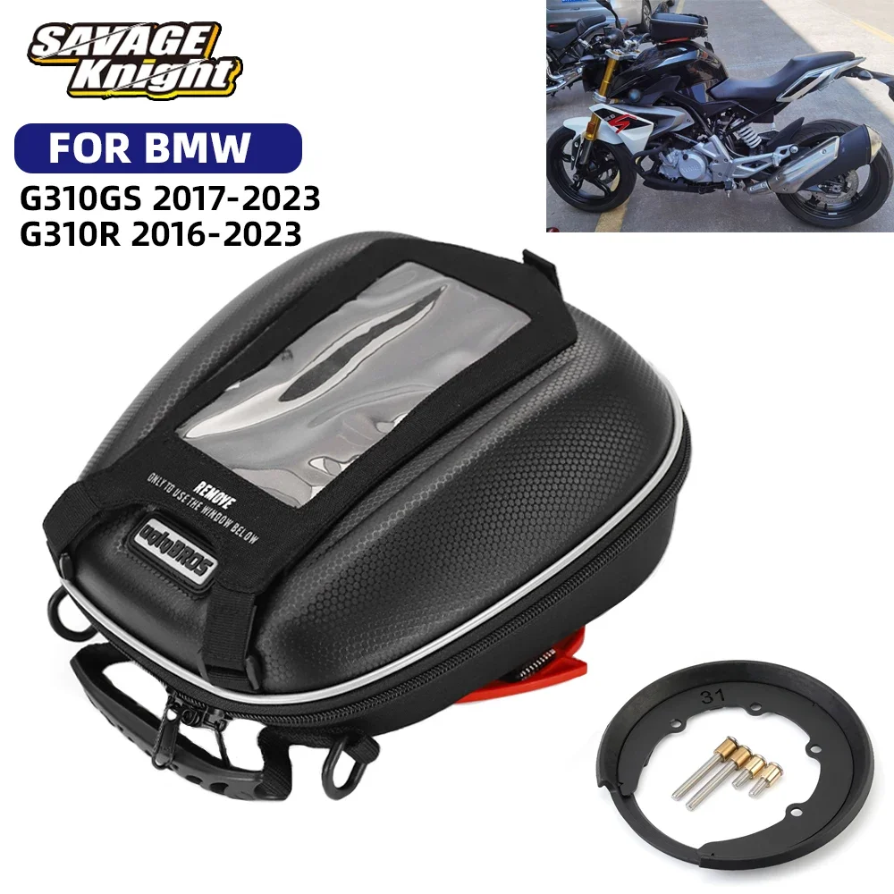 Motorcycle Tank Bag G310GS Motorcycle Tank Bag Luggage Tanklock Racing For BMW G310R G310 GS G 310GS-Motorcycle Tank Front Bag Waterproof