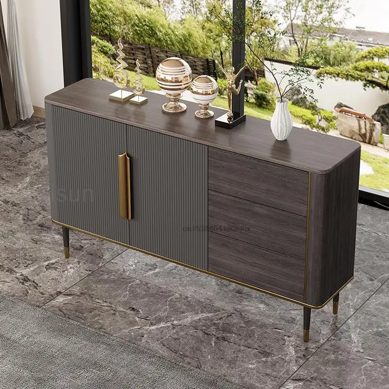 Modern Designer Trimmers Display Sideboard Showcase Home Furniture Kitchen Cabinets Living Room Wooden Storage Cabinet
