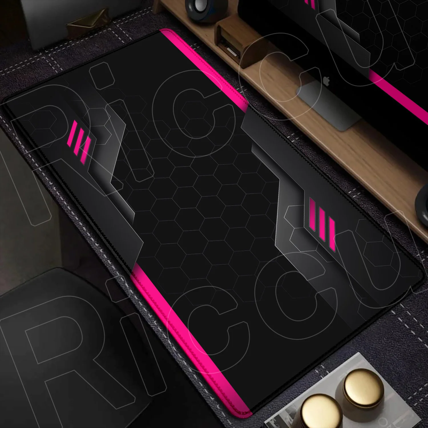 Futuristic Sci-Fi Large Gaming Mouse Pad with Technology-Inspired Design