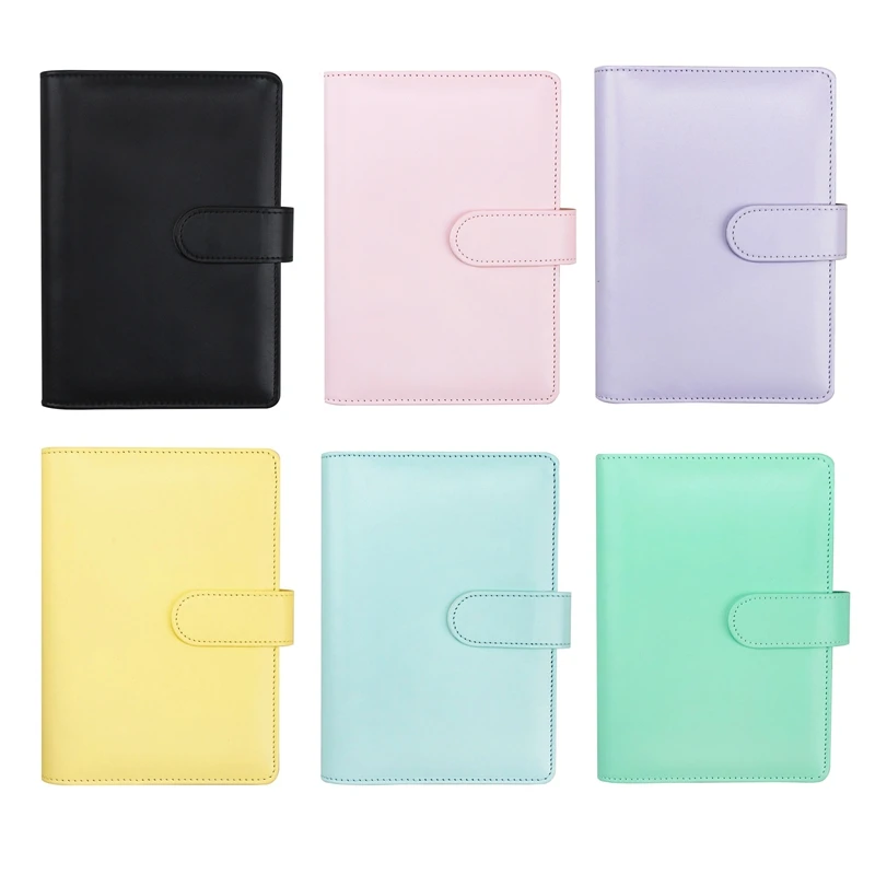 A6 PU หนัง Budget ฝาครอบ Binder Binder กระเป๋า Expense Budget แผ่น