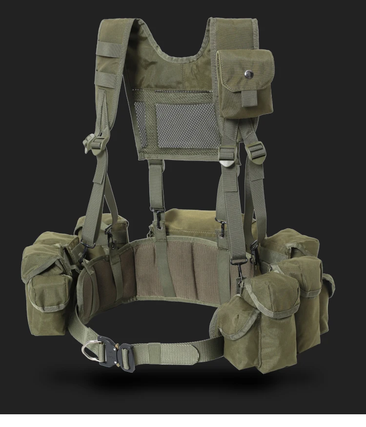 Russian Green Ruin Tactical Vest Multifunctional Molle System