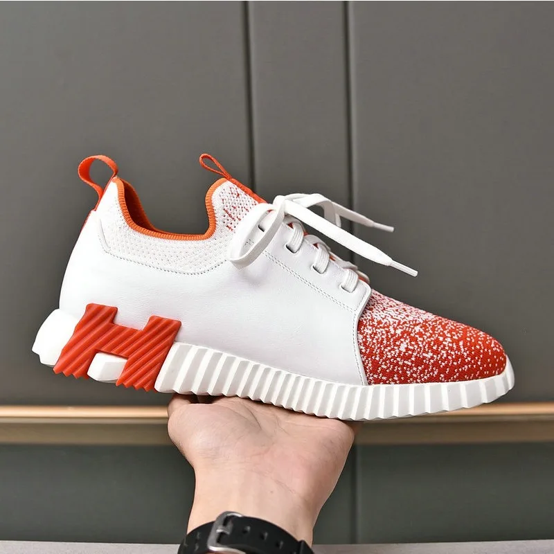 

Italy Brand Patchwork 2023 Genuine Leather Shoes for Men Trend Casual Shoe Male Sneakers Mens Business Outdoor Shoes