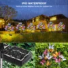 LED Solar Butterfly Solar Lights Outdoor Landscape Lights IP65 Waterproof for Yard Lawn Garden Walkway Decorative Path Lighting 4
