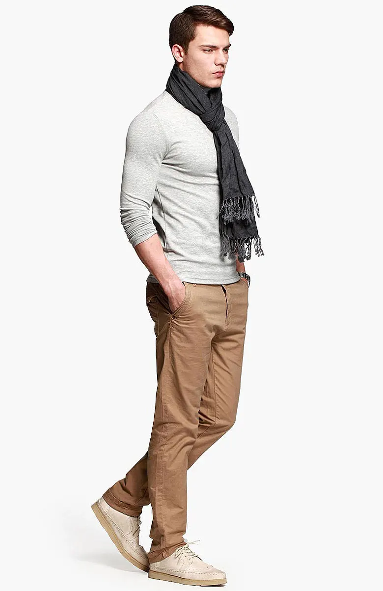 PlatiNum Men's Turtleneck Tee - Comfort Feature