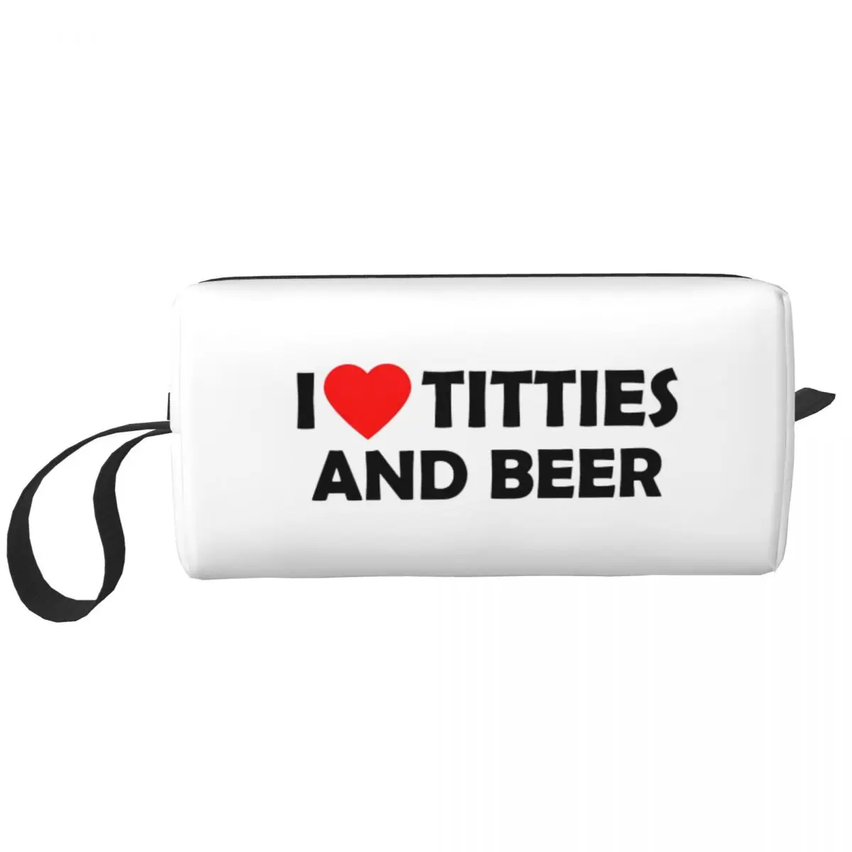 

I Love Titties And Beer косметичка, косметичка, трендовая уличная косметичка, Органайзер