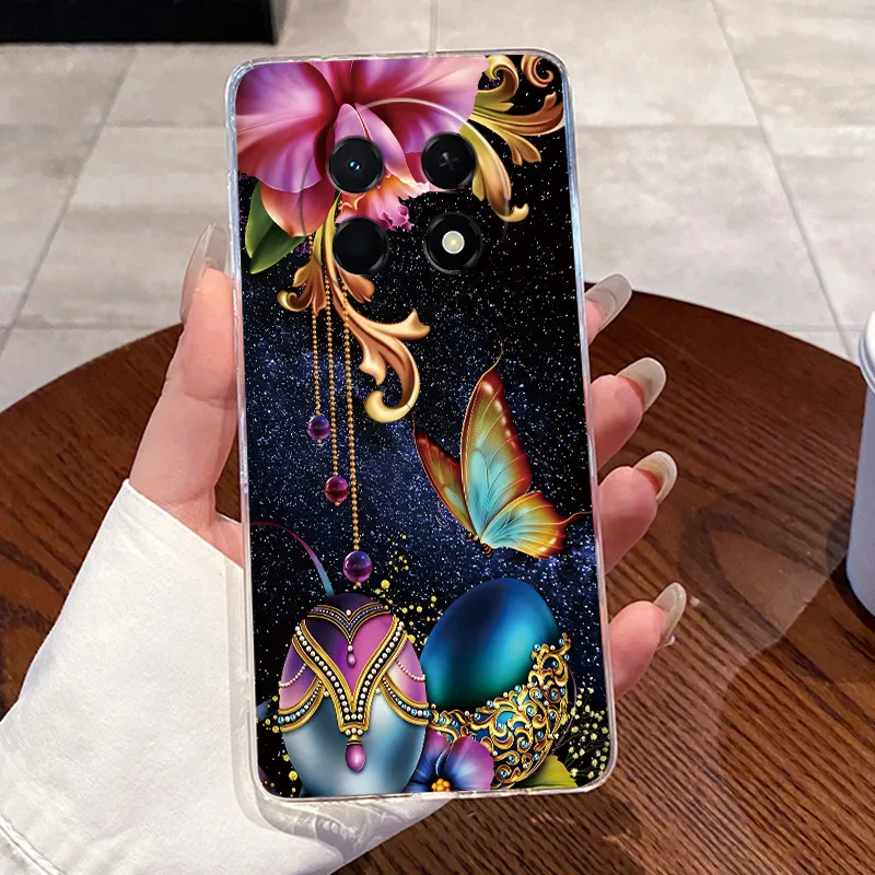 Aesthetic Cute Cat Cartoon Soft Silicone Transparent Phone Case Cover