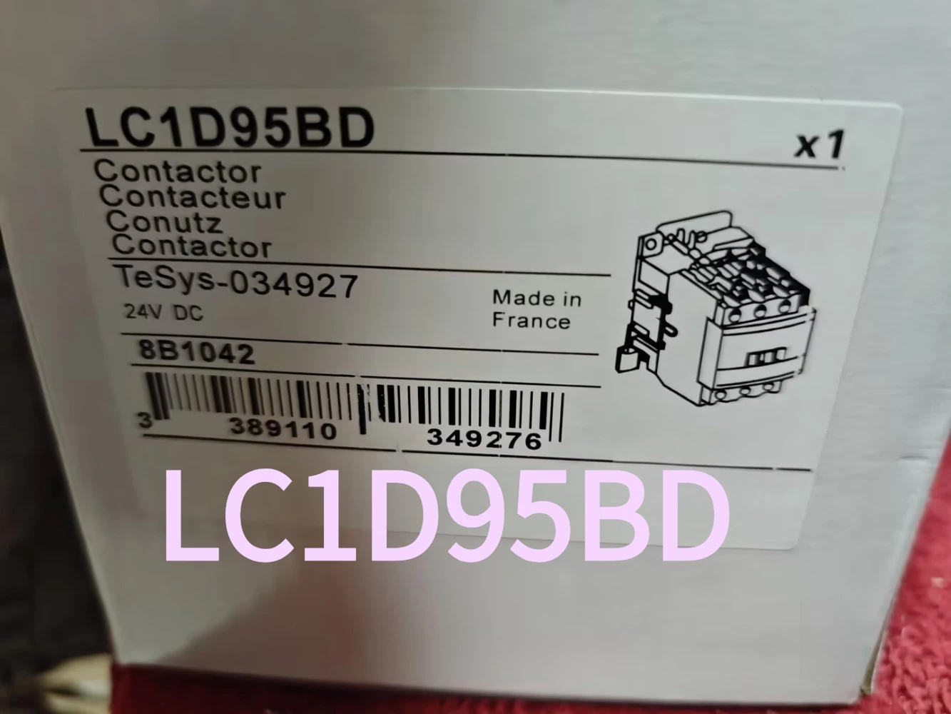 브랜드 신제품 오리지널 LC1D95BD LC1-D95BD 컨택터 데카 3P 95A ..