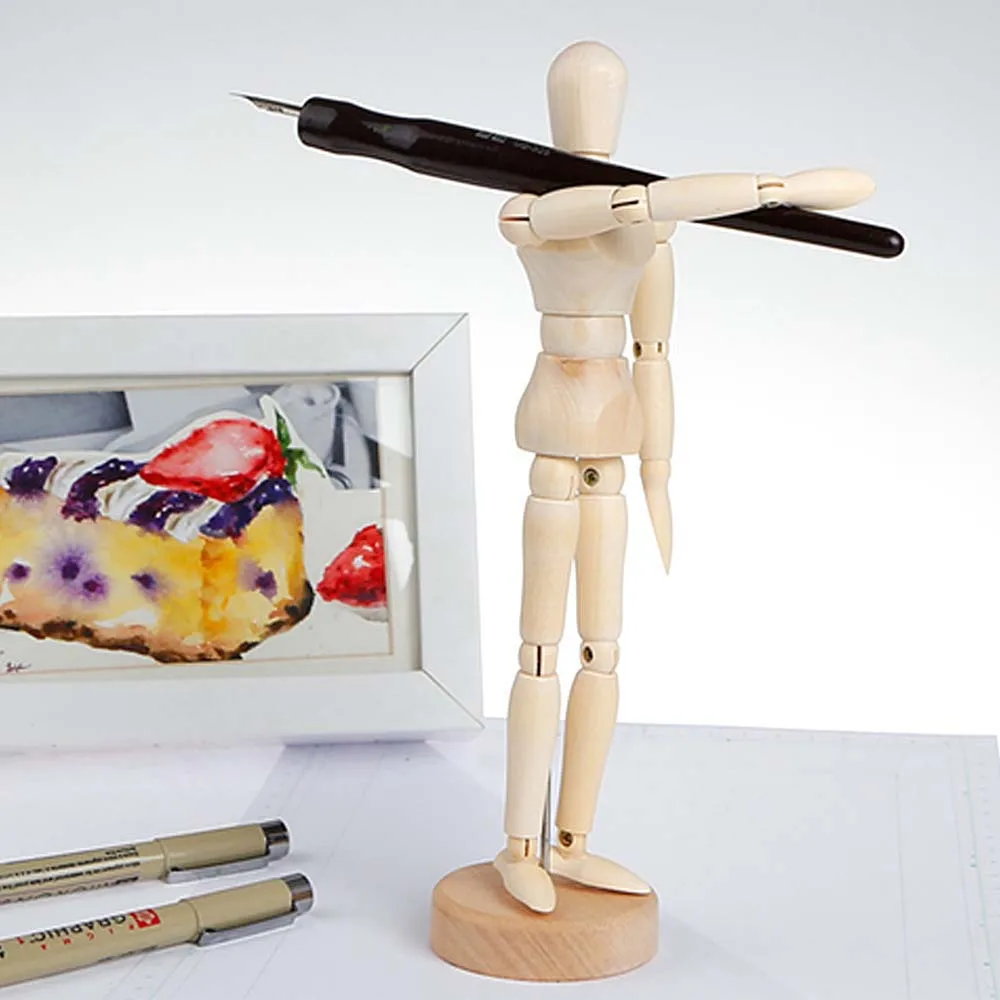 Wooden Male Mannequin Art Drawing Model Figure 4