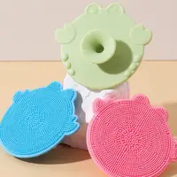 Silicone Infant Cleaning Brush Gentle Head Massage Tool Multifunctional Bath Skin Care for Baby A2UB