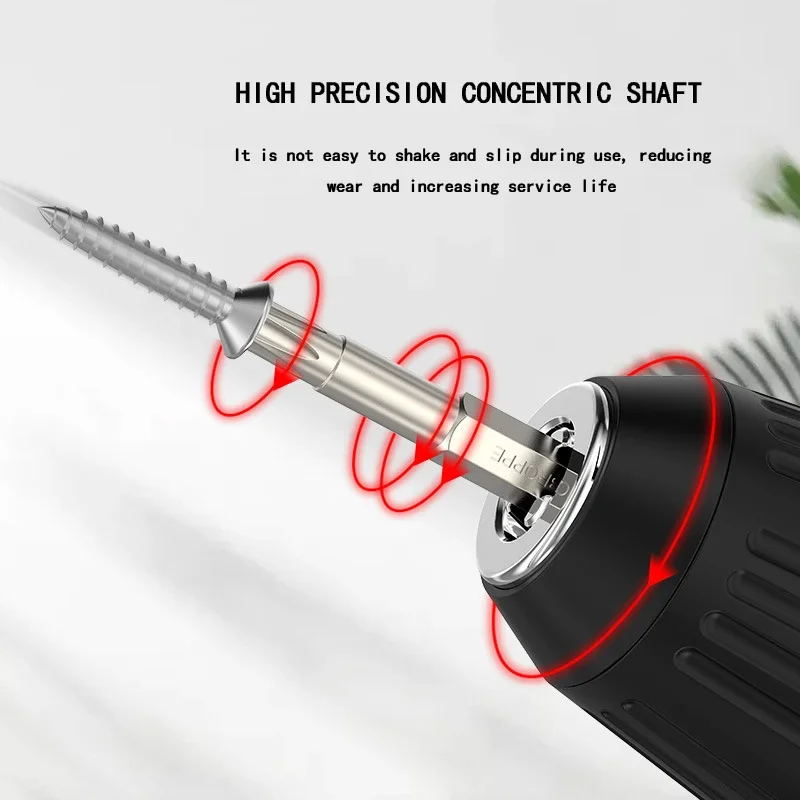 12PCS 1/4 Torx 비트 50mm 스크루 드라이버 비트 세트 전동 공구 구멍이있는 전기 스크루 드라이버 팁 마그네틱 볼트 드라이버 전동 공구