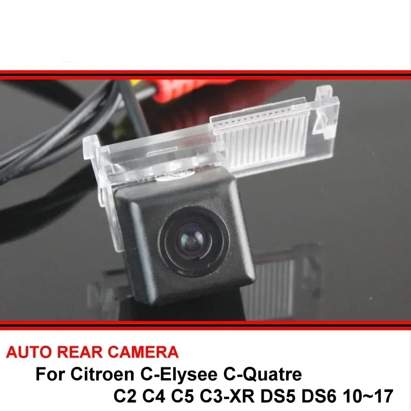 Per Citroen C-Elysee C-Quatre C2 C4 C5 C3-Xr Ds5 Ds6 10 ~ 17 Night Vision Car Reverse Backup Trasera Parcheggio Telecamera Per Retromarcia Sony