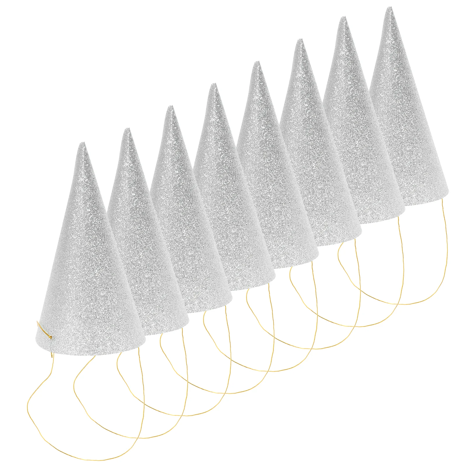 

Glitter Cone Party Hats Triangle Toddler Crown Hat Birthday Hats for Kids and Adults Birthday Decoration Accessories