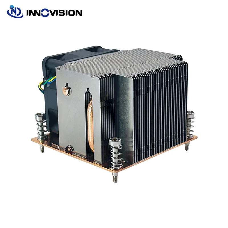 Cpu Cooler Terno para Intel Lga1200 Lga1150 Lga1151 Lga1155 Lga1156 com 6025 mm de Alta Velocidade Ventilador Base de Câmara de Vapor Tdp 200w 2u 115x - Imagem 5