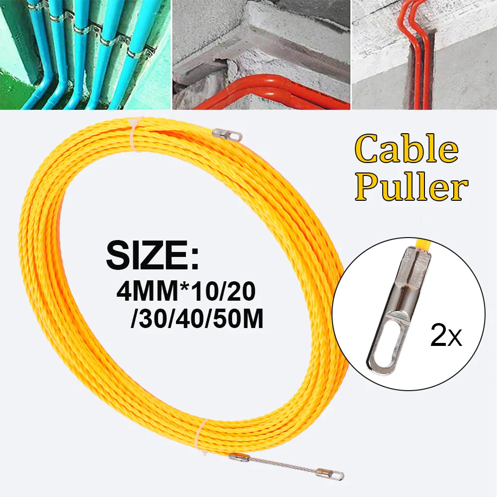 Extractor-de-Cable-de-4mm-cinta-de-pescado-de-fibra-de-vidrio-carrete ...