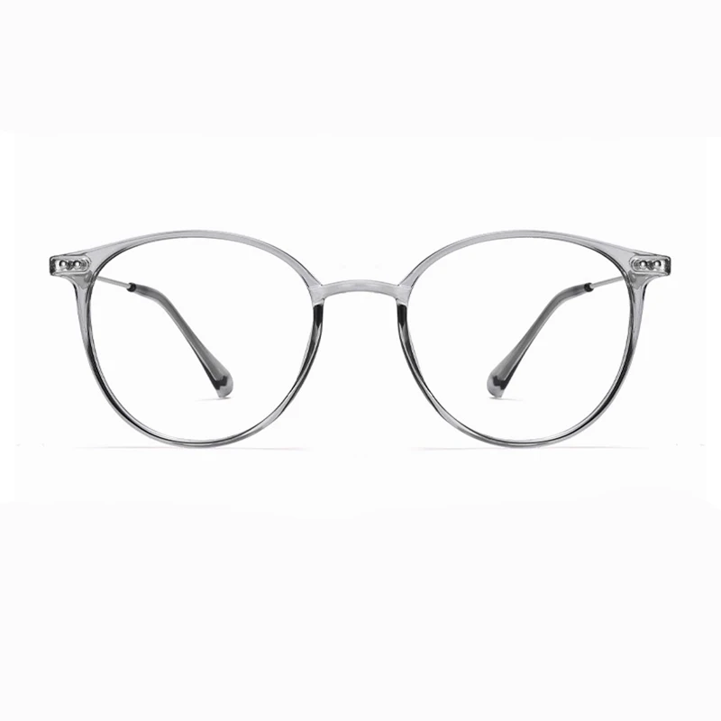 Stylish Women's Anti-Blue Light Myopia Glasses - Cute & Elegant Round Frame