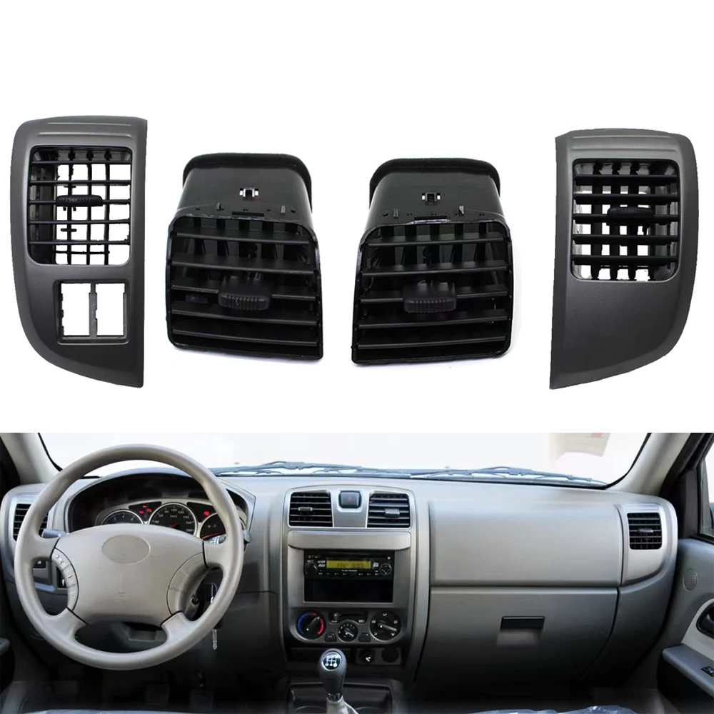Uscite Aria Condizionata Auto Per Great Wall Wingle 3/5, Chevrolet, Isuzu D-Max - Centro Destro, Nero