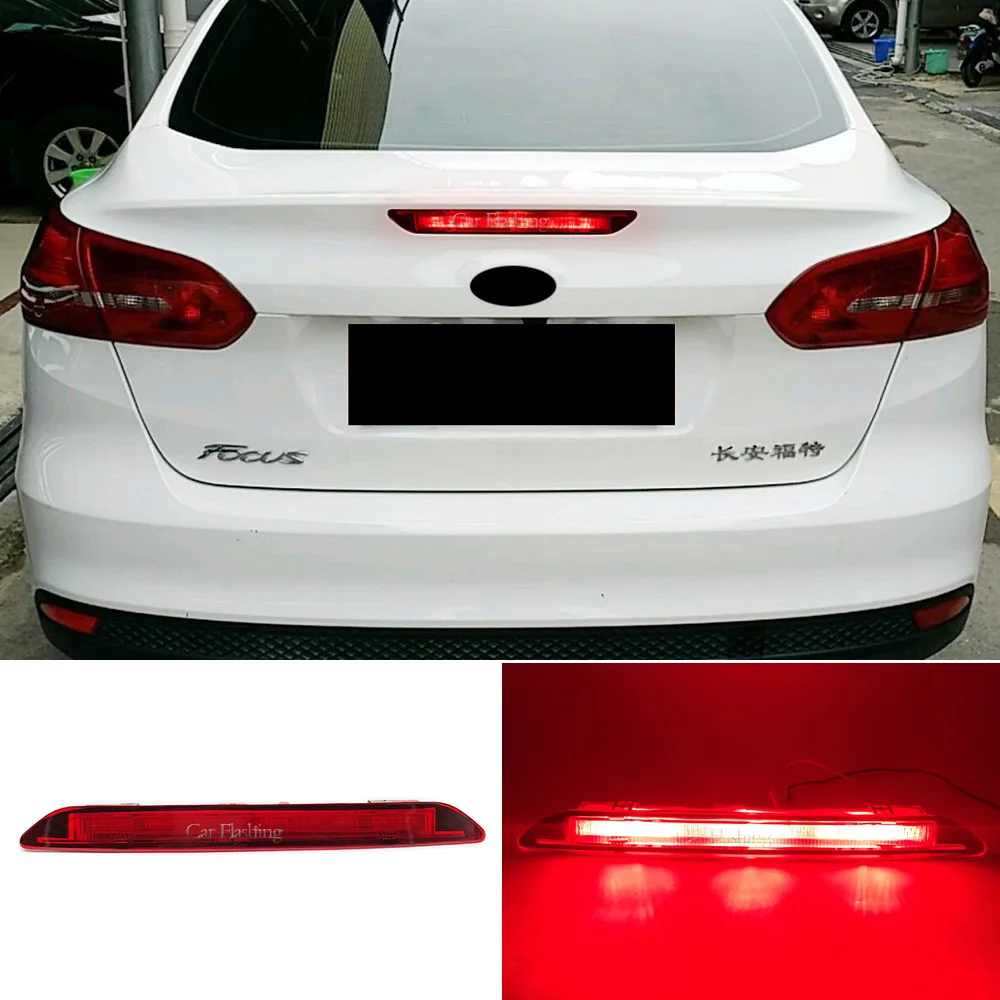 3e remlicht Voor Ford Focus 2019-2020 JX7B13A601AD, Auto Rood 3RD Derde Rem Staart Stop Licht