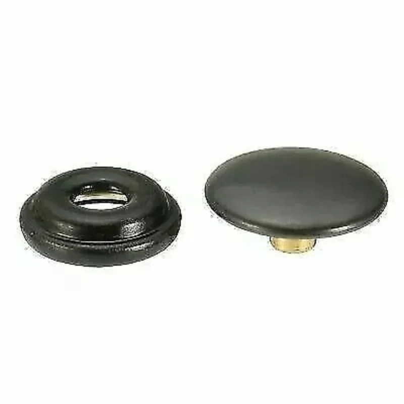 Bottoni rotondi per teloni da avvitare, 24 pz, incl. viti M4 x 30 mm in acciaio inox, adesivi, bottoni rotondi 36 x 14 mm per cinghie elastiche di reti per rimorchi
