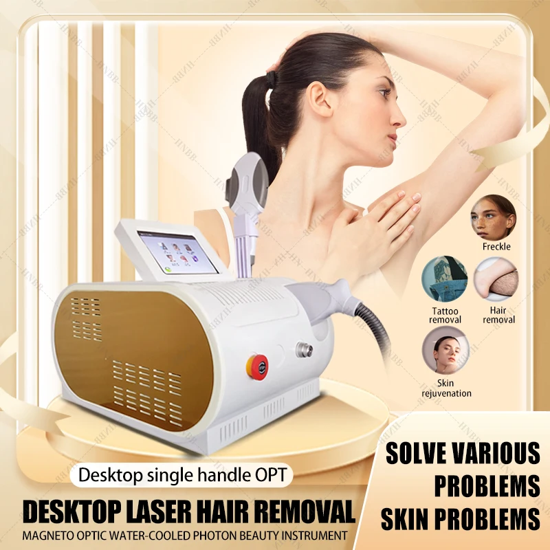 

2023 500,000 Times High-qualit Portable OPT Hair Removal Machine Filters Painless Laser Hair Removal Rejuvenation