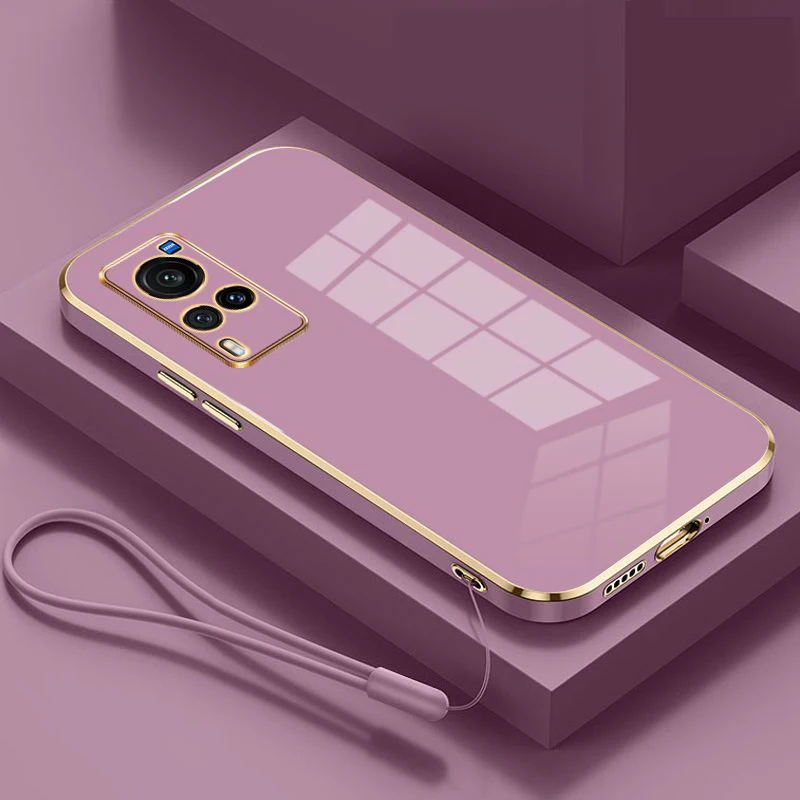 Luxury Square Plating Shockproof Phone Case - Enhanced Protection and Style