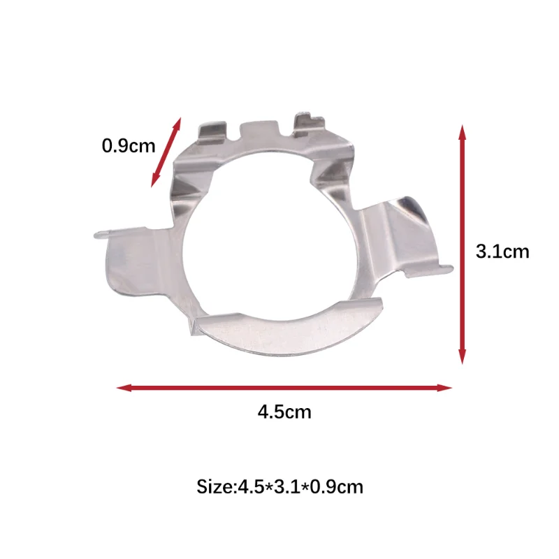 2Pcs H7 LED Headlight Bulb Base Holder Adapter Socket Retainer For BMW/Audi/Bens/VW/Buick/Nissan Qashqai Carnival Headlamp Parts