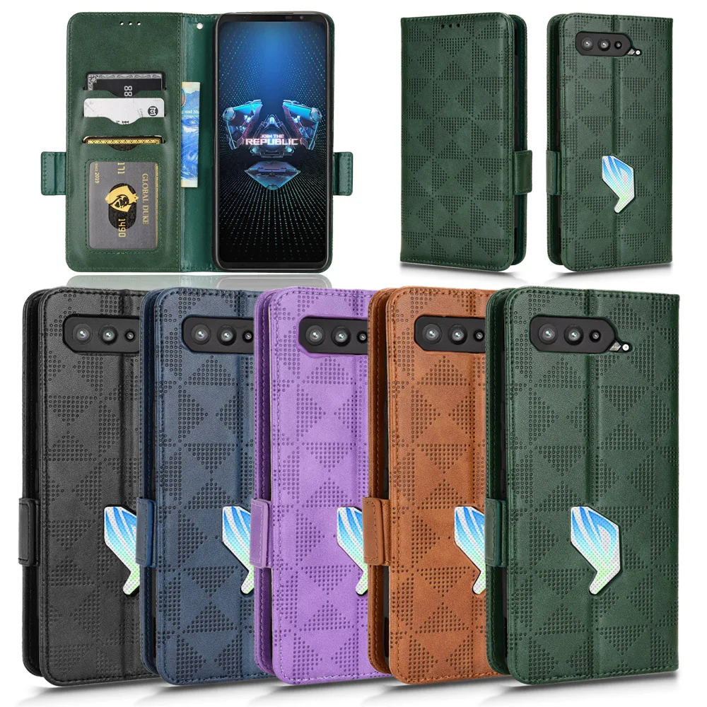Per Asus Rog Phone 5 Case Luxury Flip Pu Leather Wallet Custodia Ad Adsorbimento Magnetico Per Asus Rog Phone 5 Custodia Per Telefono Per Rog 5 Rog5
