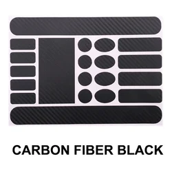 Durable Waterproof Bike Frame Protection Film Stickers (Carbon Fiber Black)