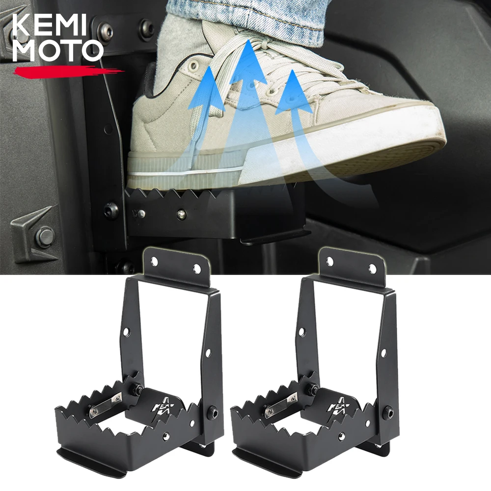 ATV  Rear Passengers Foot Rests Compatible with Polaris Sportsman for Cf moto for Kawasaki Motorcycles Scooters Scrambler improve your braking experience with zoom brake pads for kaabo wolf 11 king mantis and other electric scooters