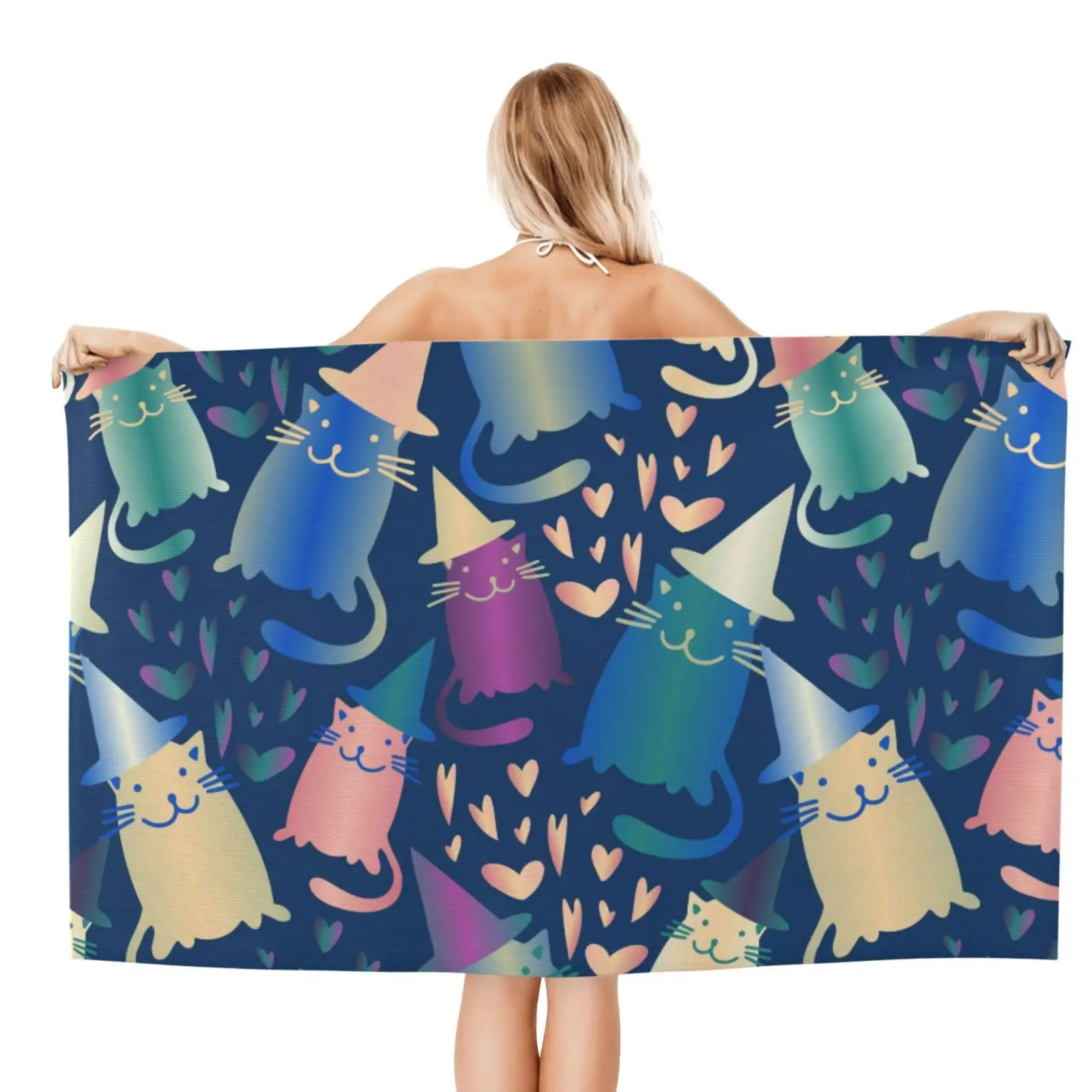 

Microfiber Beach Towels for Adults Sand Free Travel Towel Large Fast Drying Lightweight Oversized Bath Towels