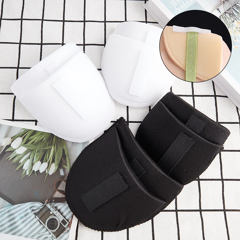 Description Picture 2 of item1Pair Foam Sponge Shoulder Pads Sewing Set-in Shoulder Pads For Women Men Jacket Blazer T-Shirt Clothing Garment Accessories