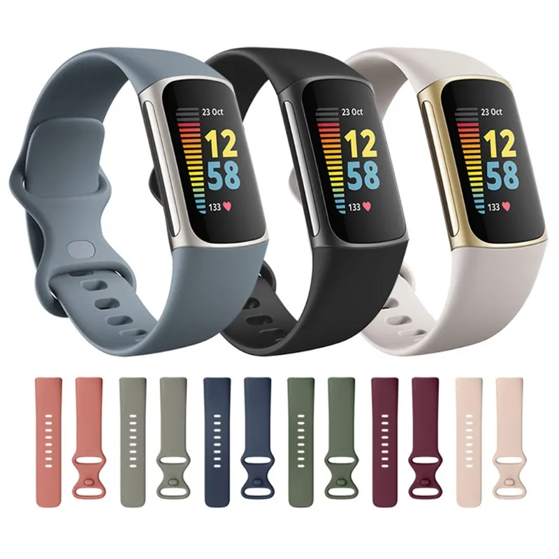 Cinturino Da Polso Per Fitbit Charge 5 6 Braccialetto Di Ricambio Per Cinturino Intelligente Per Fit Bit Charge 5 6 Accessori Belt Loop Correa