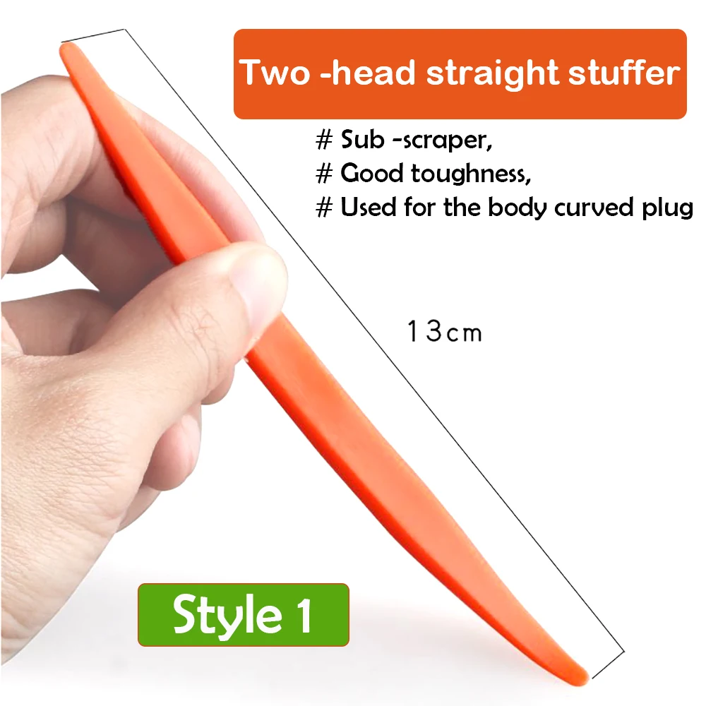 3Pcs Vinyl Car Wrap Tool Micro Stick Squeegee Window Tinting Kit Corner Scraper Curves Slot Tucking Tool Gap Film Cutter